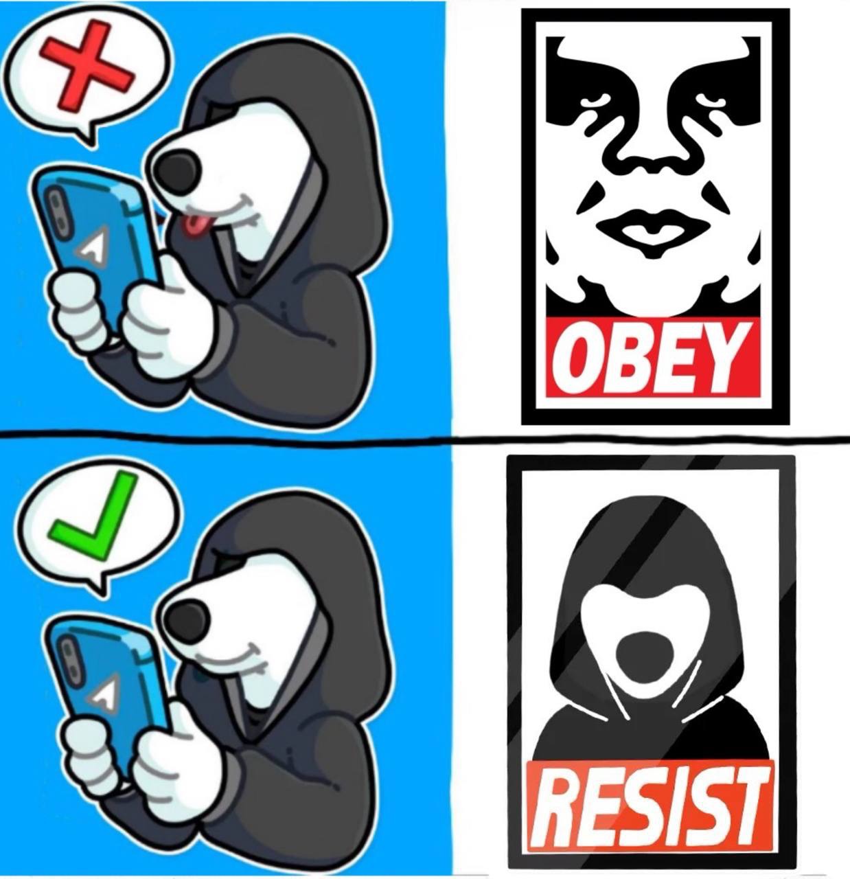 Resistance Dog Symbol
